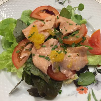 Insalata-di -salmone-marinato-all'arancia
