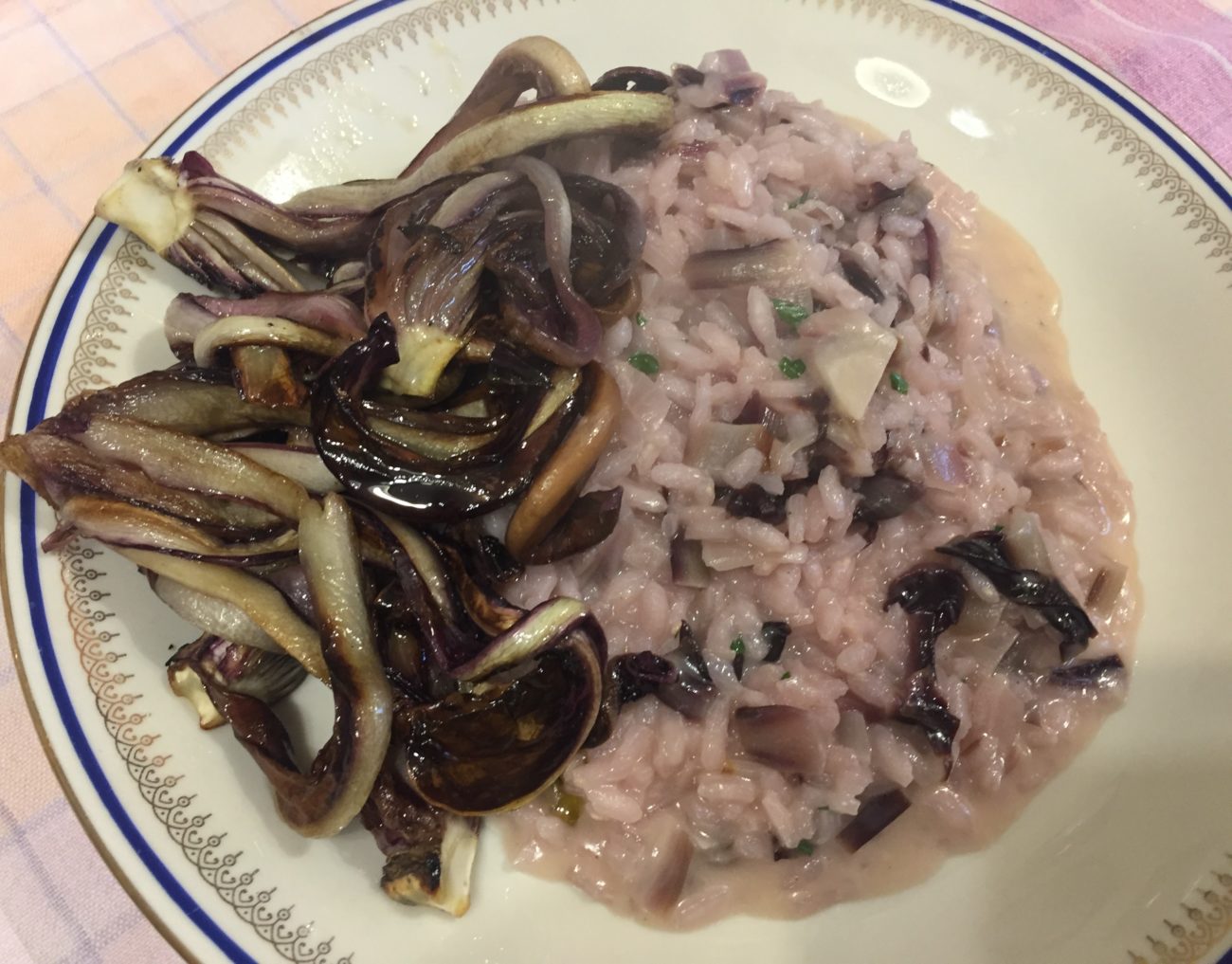 Risotto al radicchio trevisano
