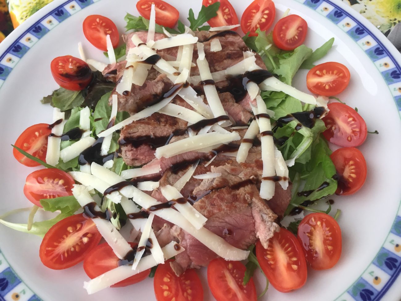 Tagliata di manzo all’aceto balsamico