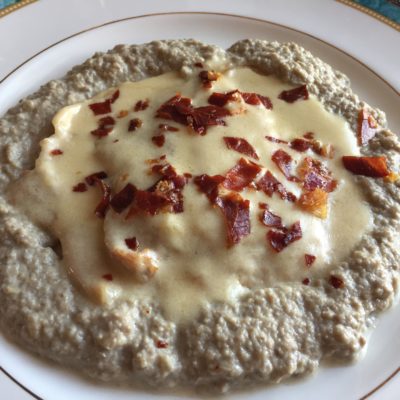 Scaloppine-di-vitello -al-brie-con crema-di-champignon