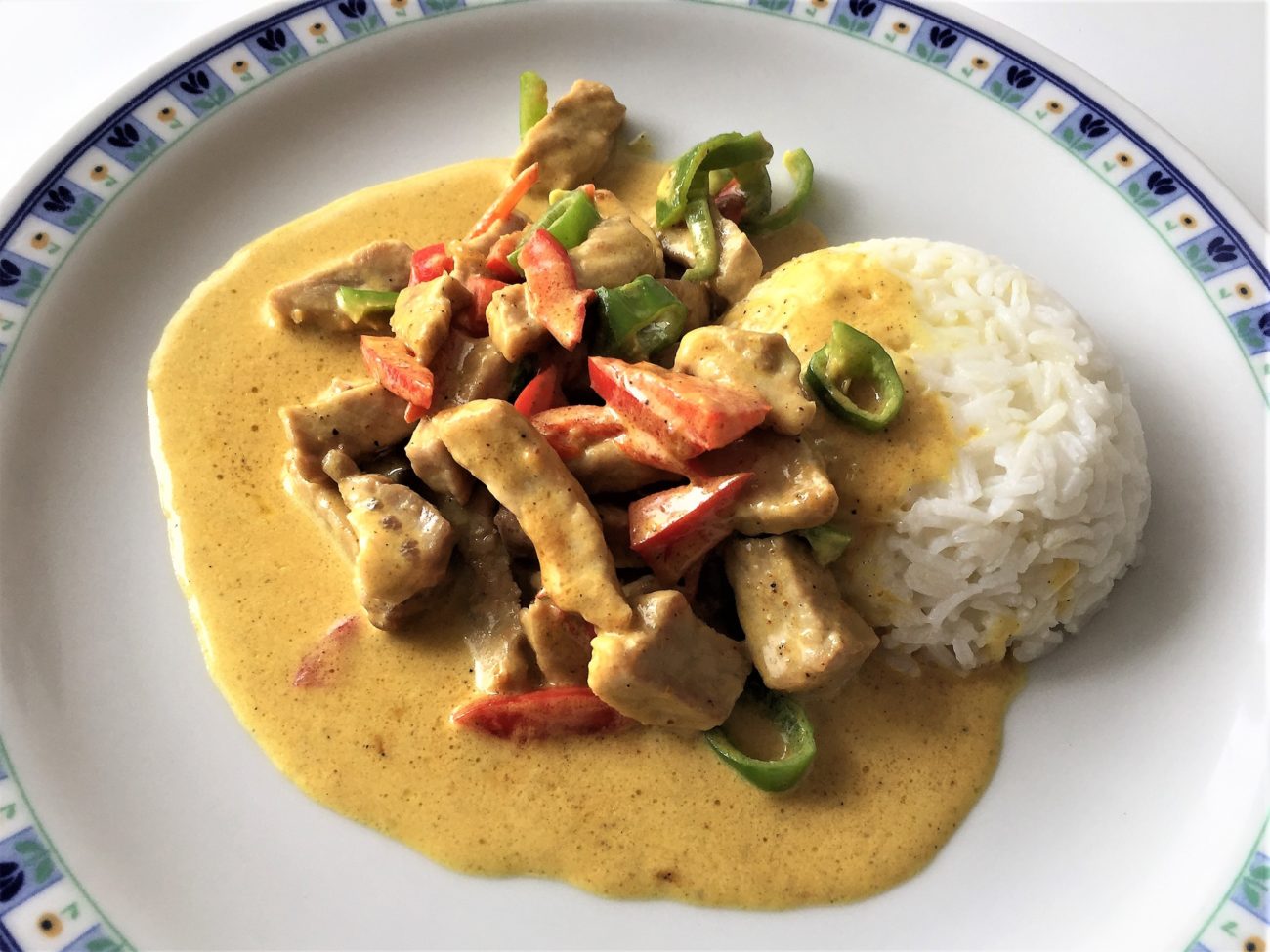 Lombata di maiale al curry