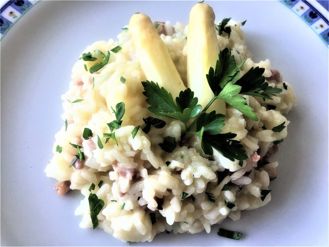 Risotto con asparagi e San Daniele