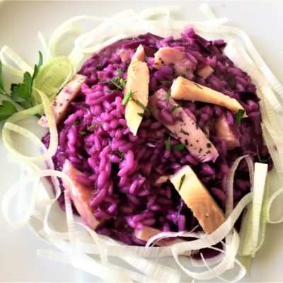 Risotto-con-cavolo-viola-e-salmone-affumicato