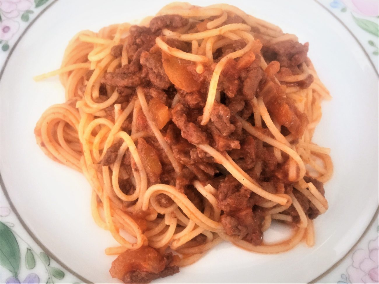 Spaghetti con ragù alla bolognese