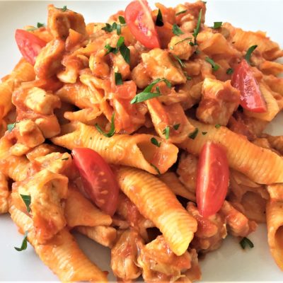 Garganelli-con-lonza-verzotto-e-cumino