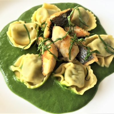 Tortelloni-di-ricotta-spinaci-e orata