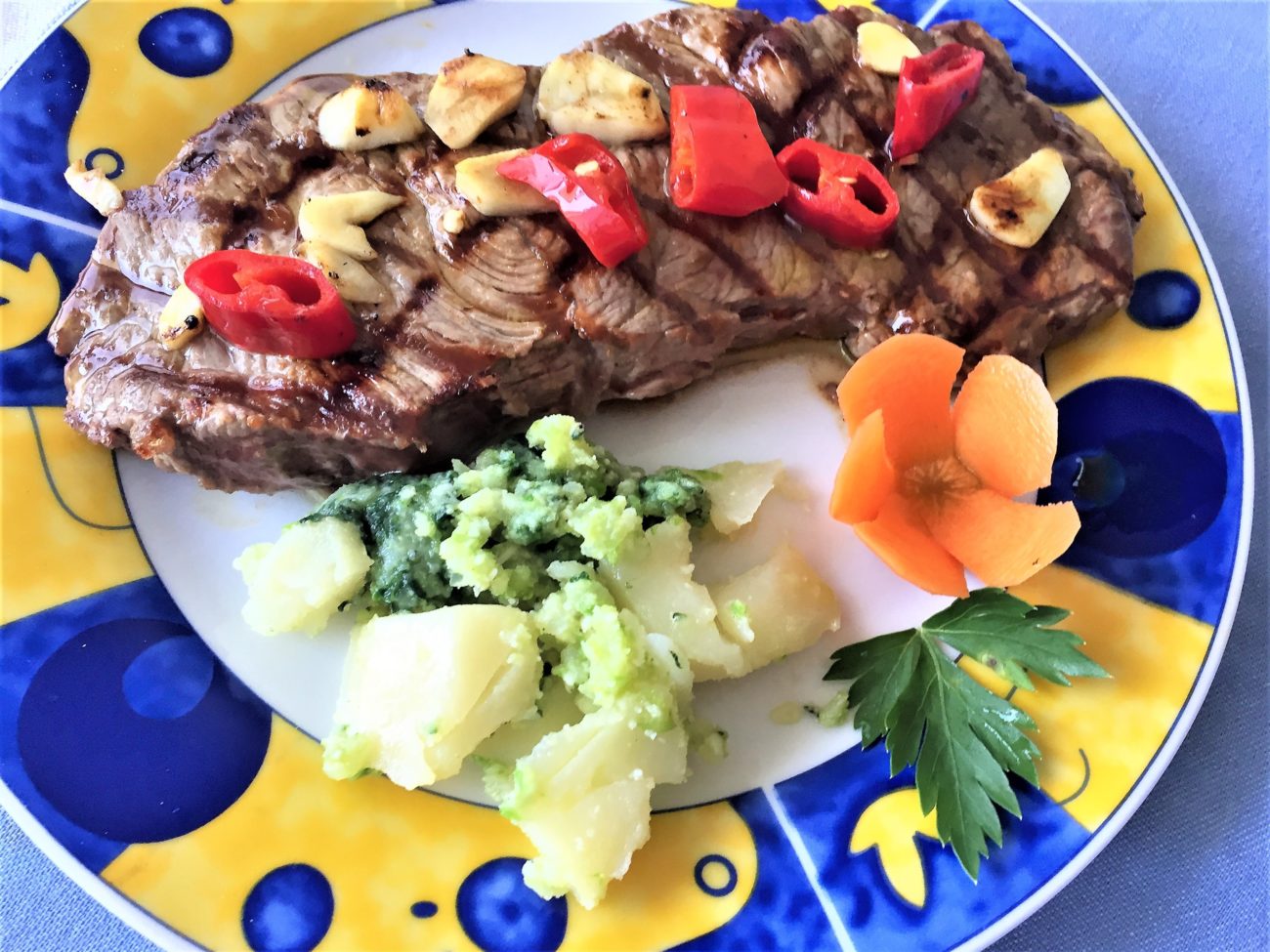 Entrecôte con peperoncino