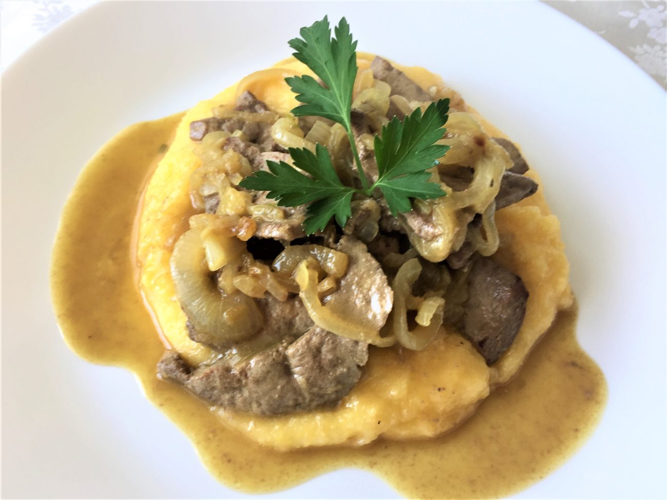 Fegato di vitello alla veneziana
