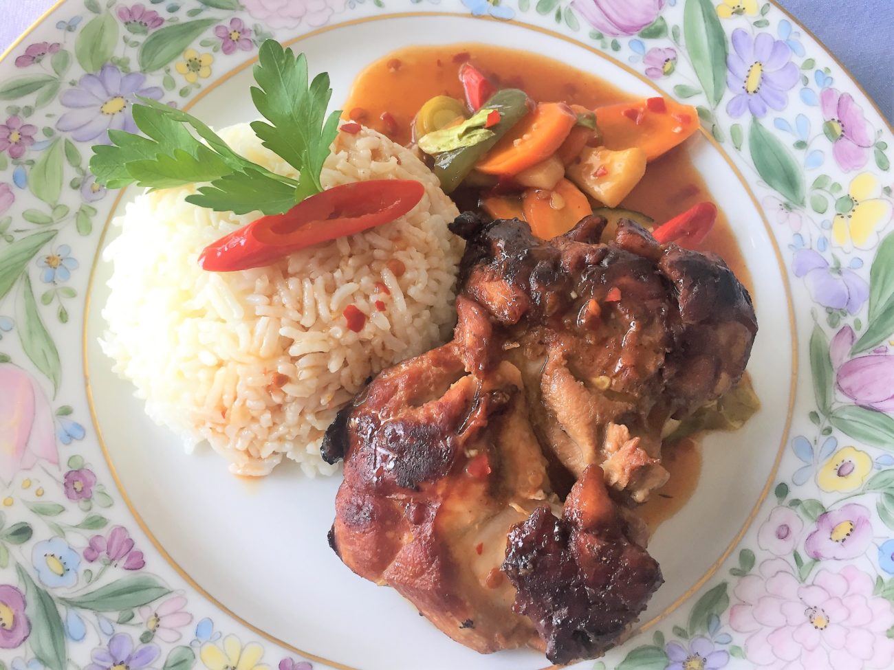 Pollo alla soia
