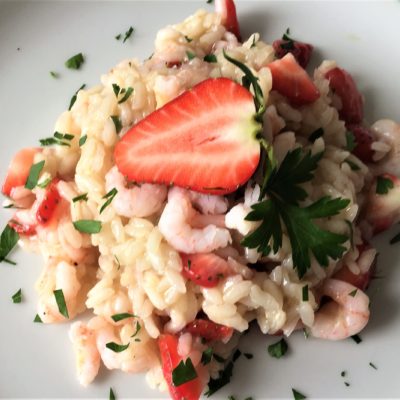 Risotto-con-gamberetti-e-fragole