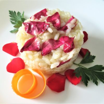 Risotto-con-petali-di-rosa