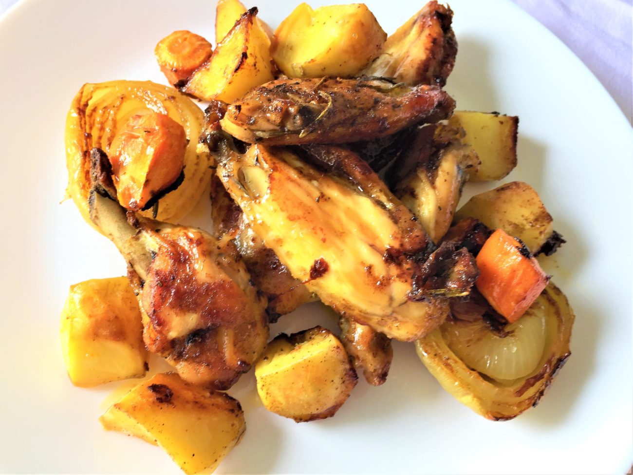 Alette di pollo al curry