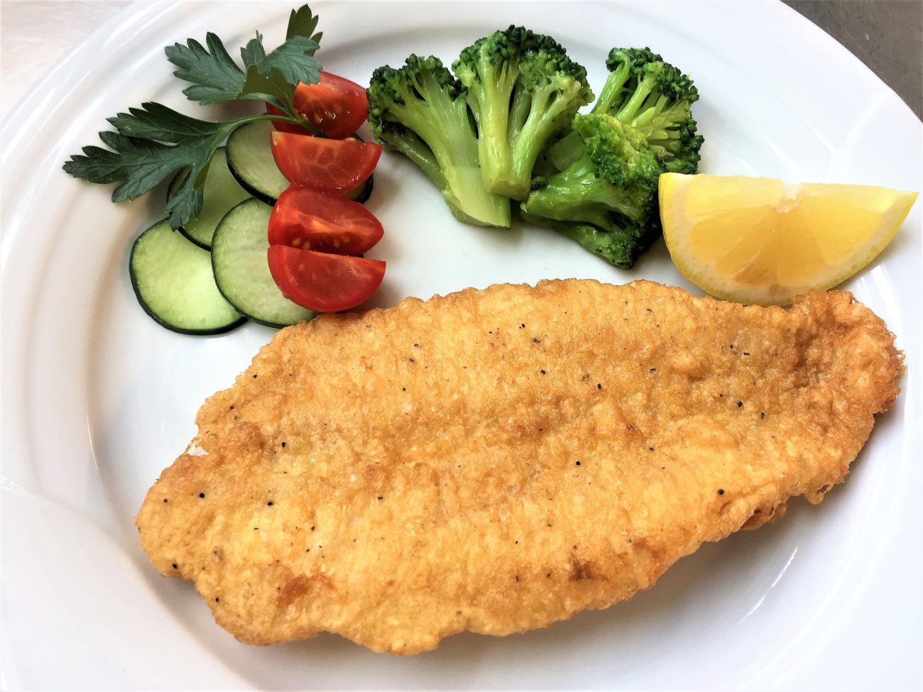 Filetto di halibut dorato