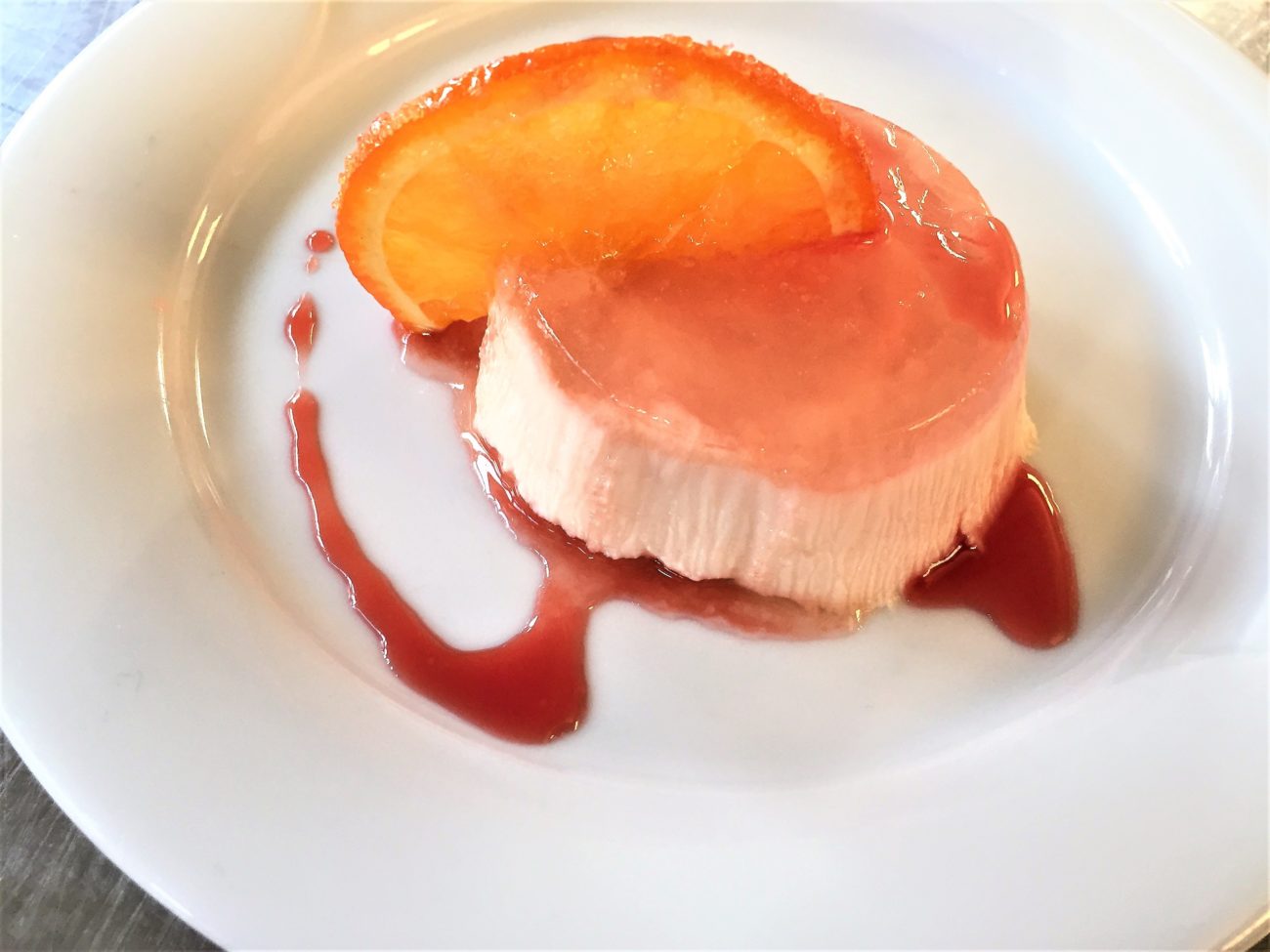 Panna cotta all’arancio