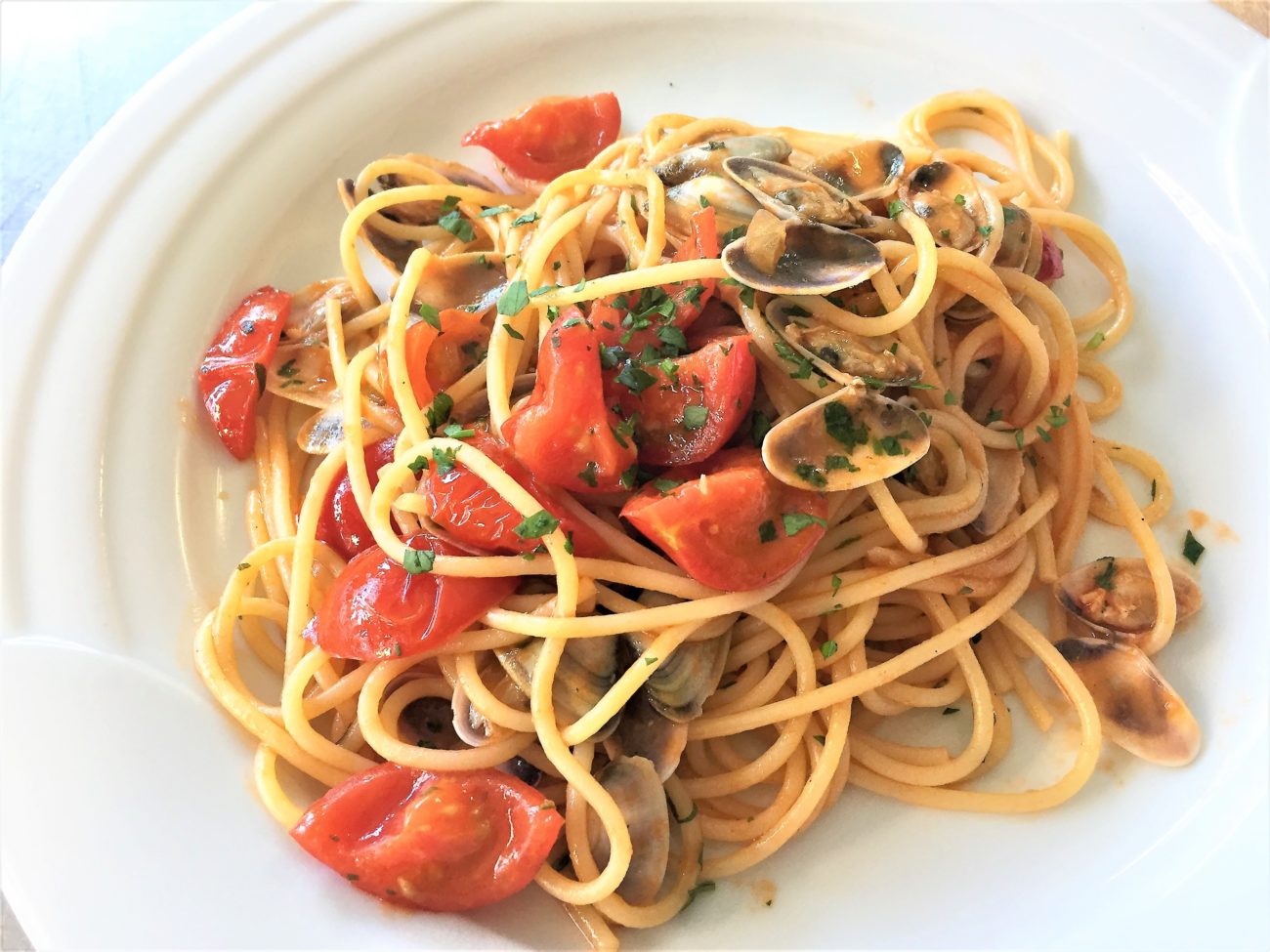 Spaghetti con le telline