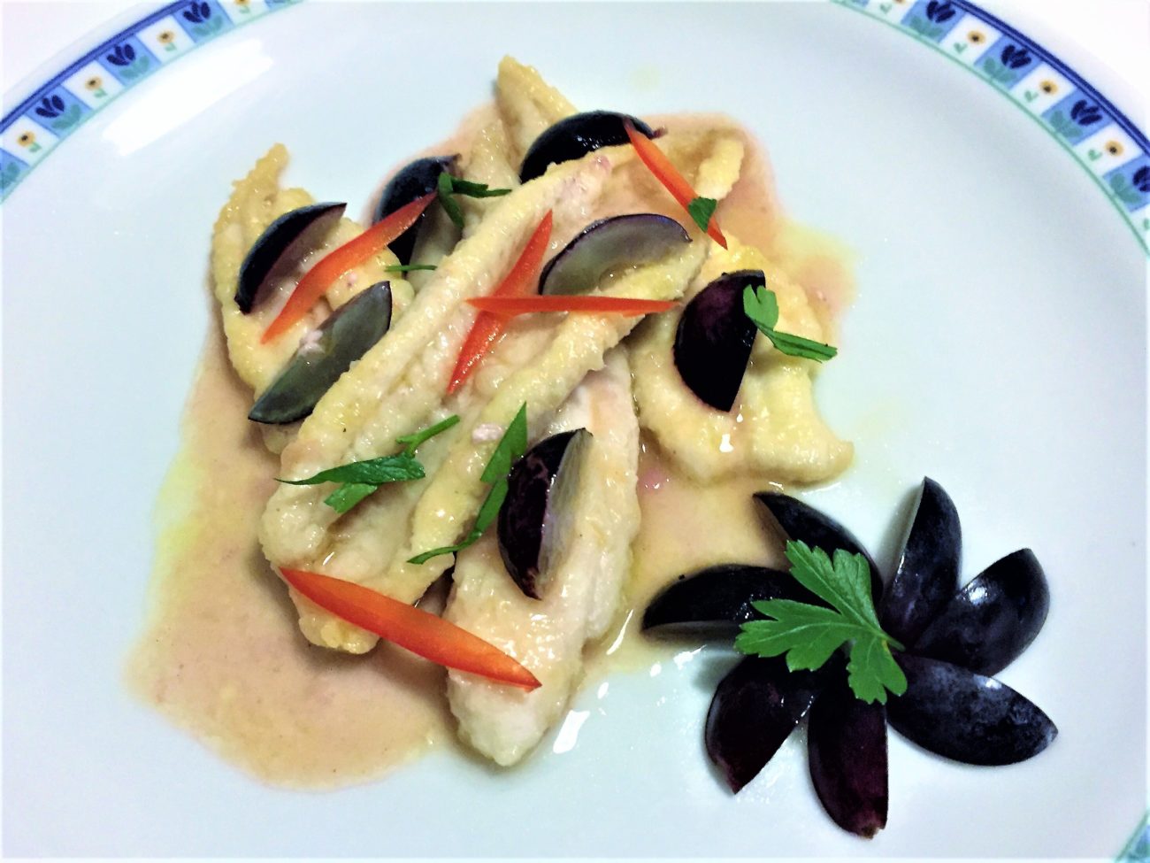 Filetto di sogliola all’uva