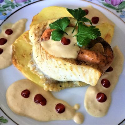 Rotolino-di-rombo-e-salmone-alla-senape