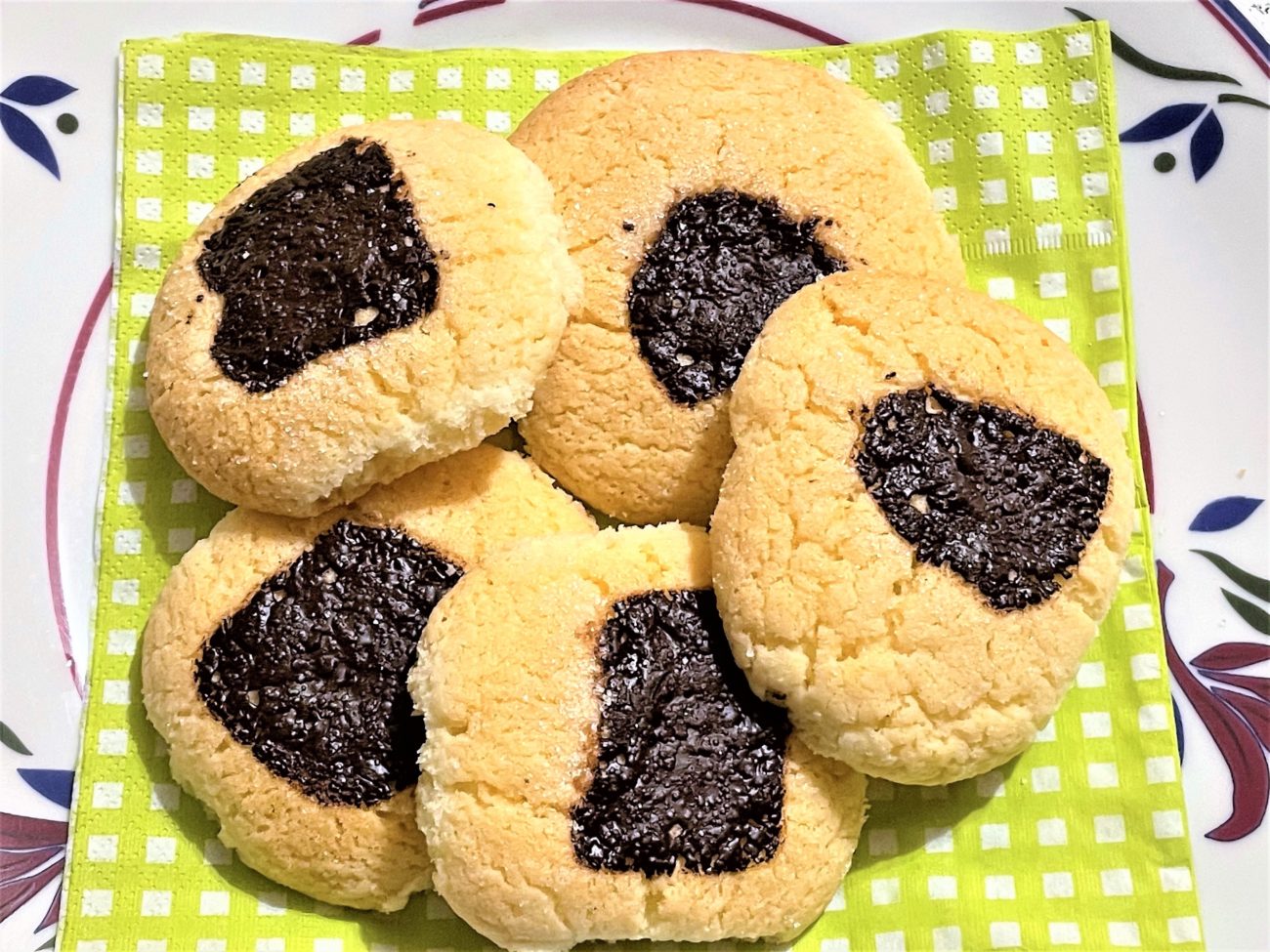 Biscotti di riso con cioccolata