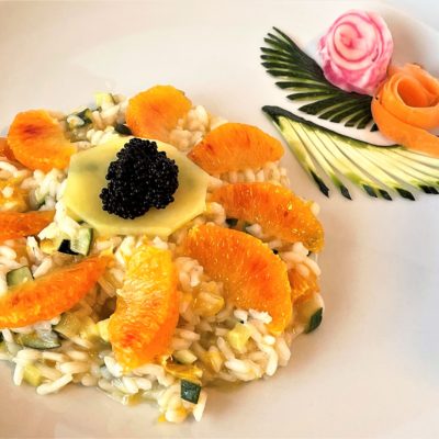 Risotto-con-zucchine-arancio-e caviale